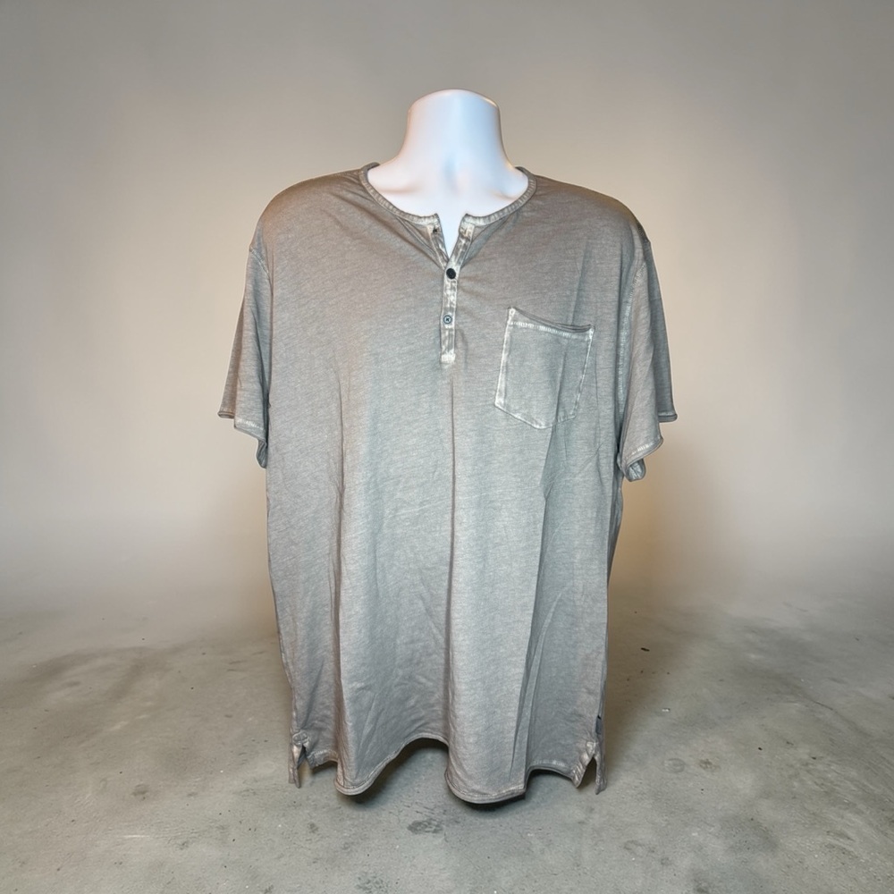 John Varvatos Gray Short Sleeve Shirt